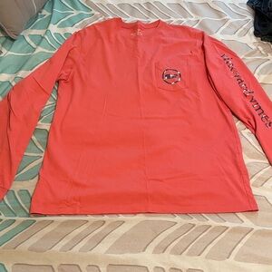 Vineyard Vines Salmon Long Sleeve Tee